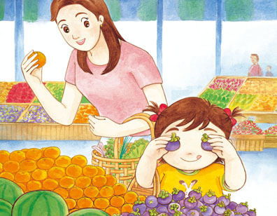 果果去菜市场      蒙洛蒂童格洛 插画:查德利希理蓬佩 出版社:宁夏